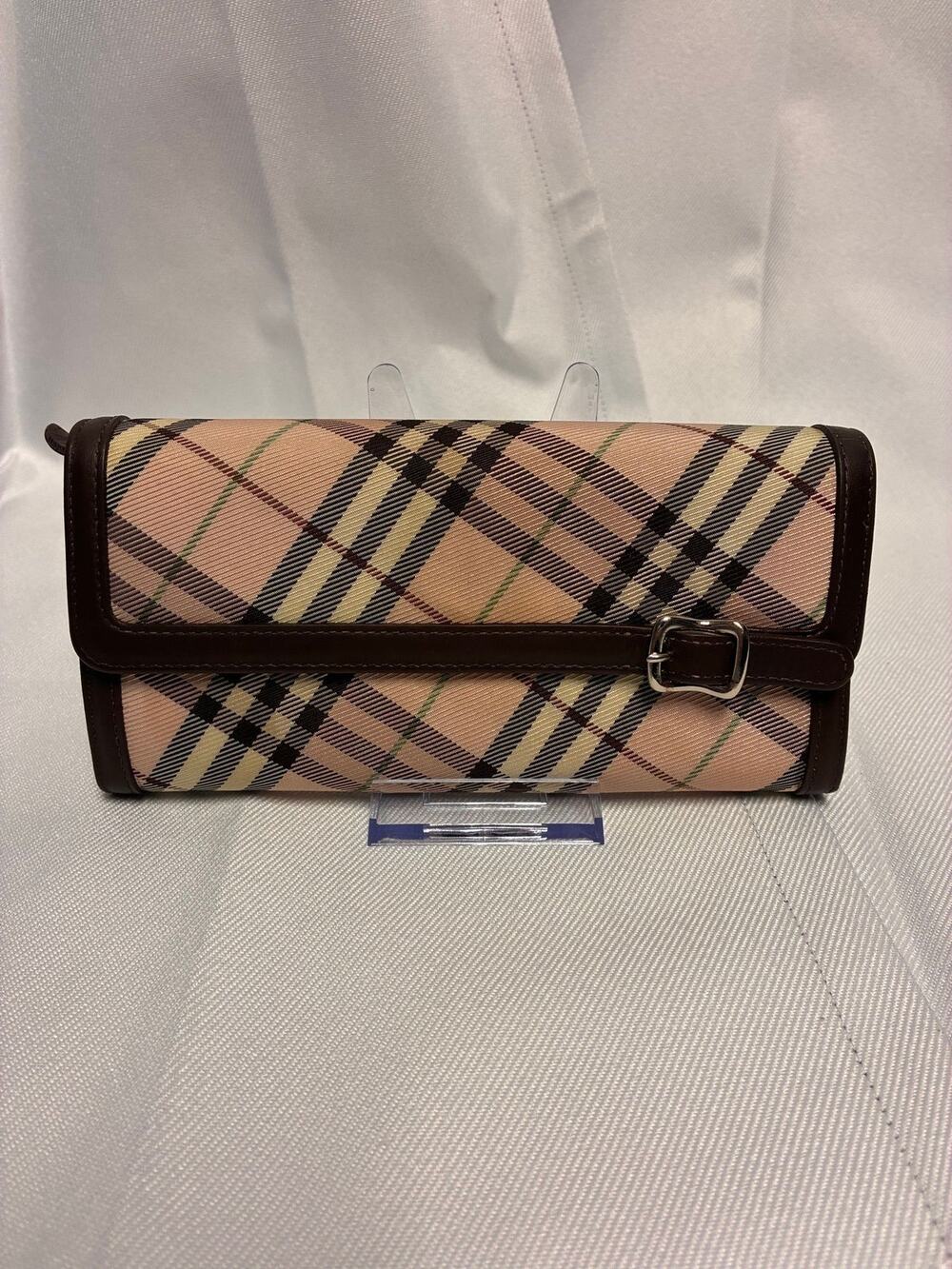 Burberry Pink Novacheck Wallet
